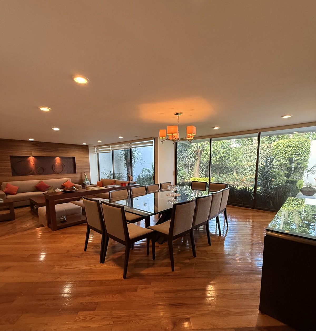 5 de 36: Sala comedor con acceso al jardin