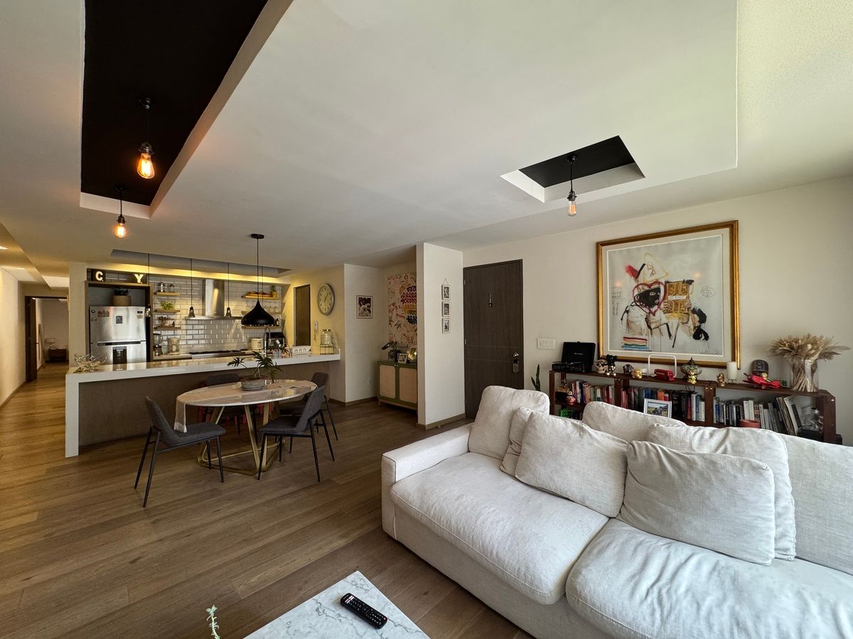 Departamento Amueblado y Equipado en Renta en Punto Destino Roma Norte.