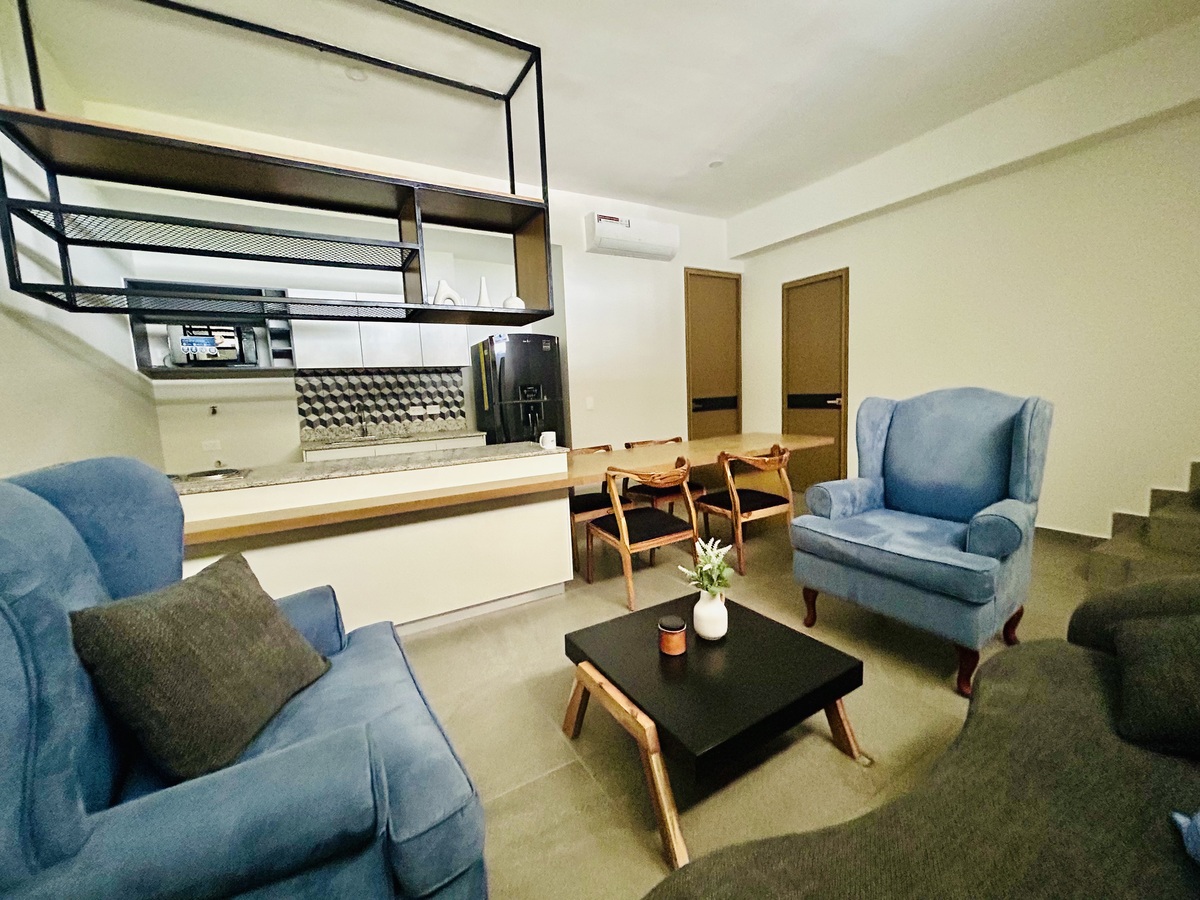 Moderno departamento amueblado en renta en Triventto