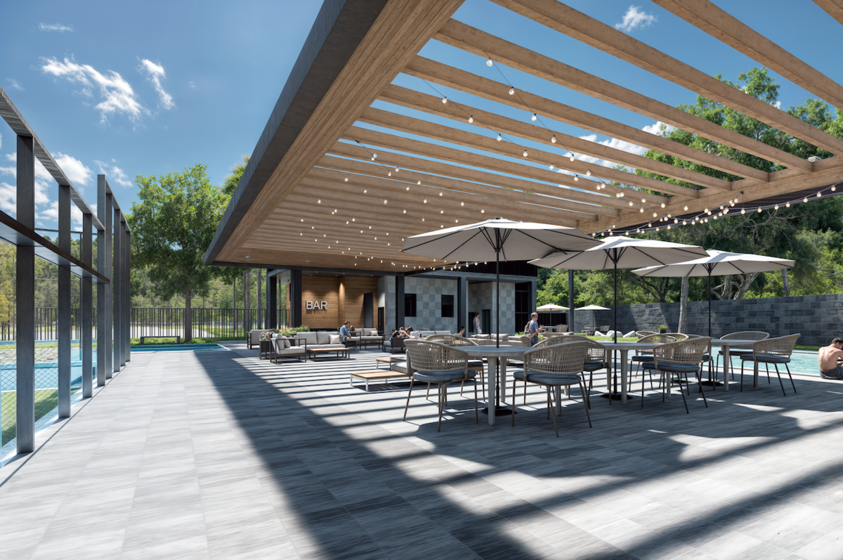 15 de 24: Gazebo común con bar