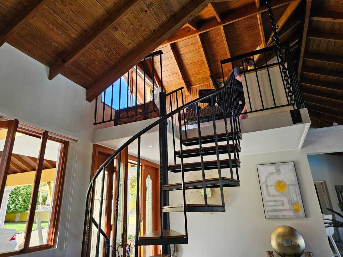 11 of 18: Veranda Stairs to Small Office