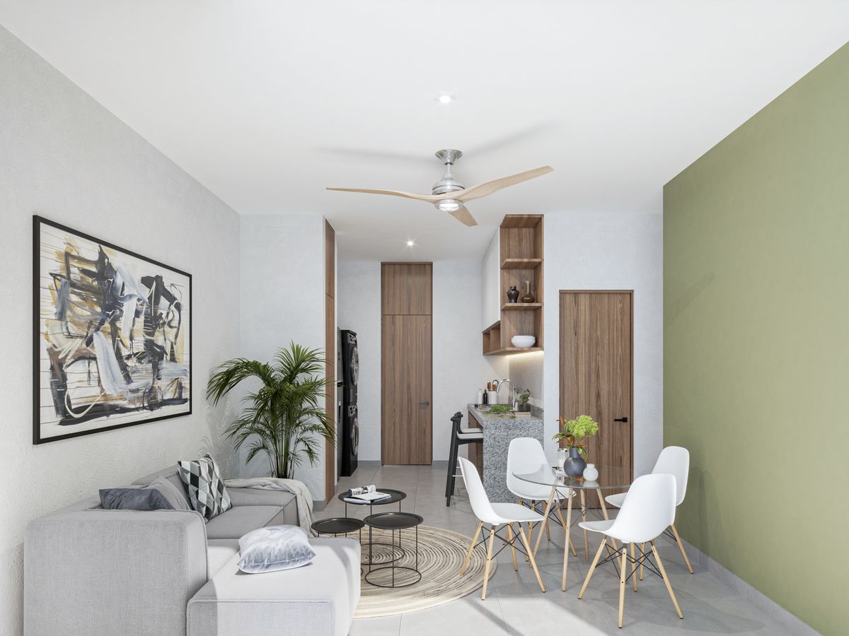 DEPARTAMENTO EN VENTA EN MÉRIDA, CERCA DE LA UNIV MODELO, DISTRITO LAHUN ,2028 - foto 5