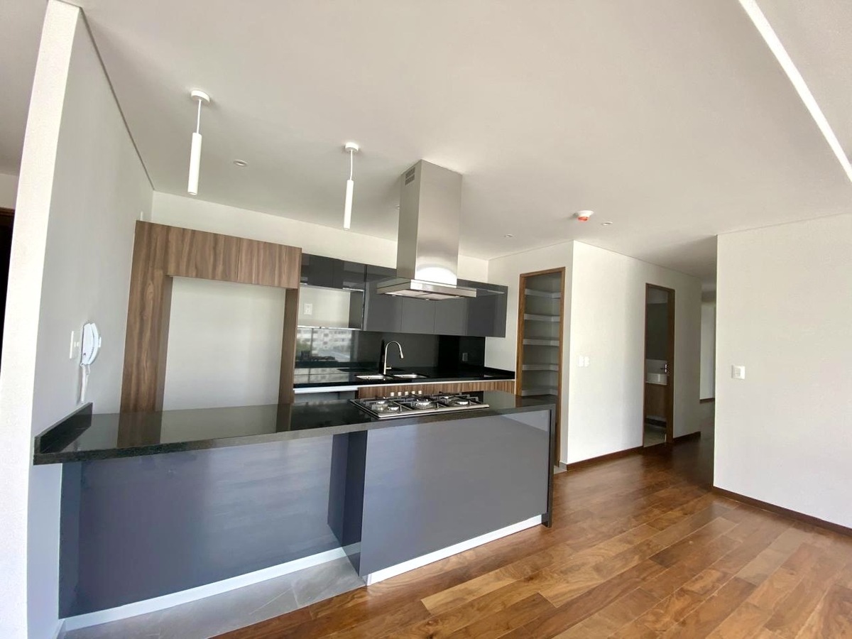 2 de 46: Cocina abierta , alacena, baño de visitas.