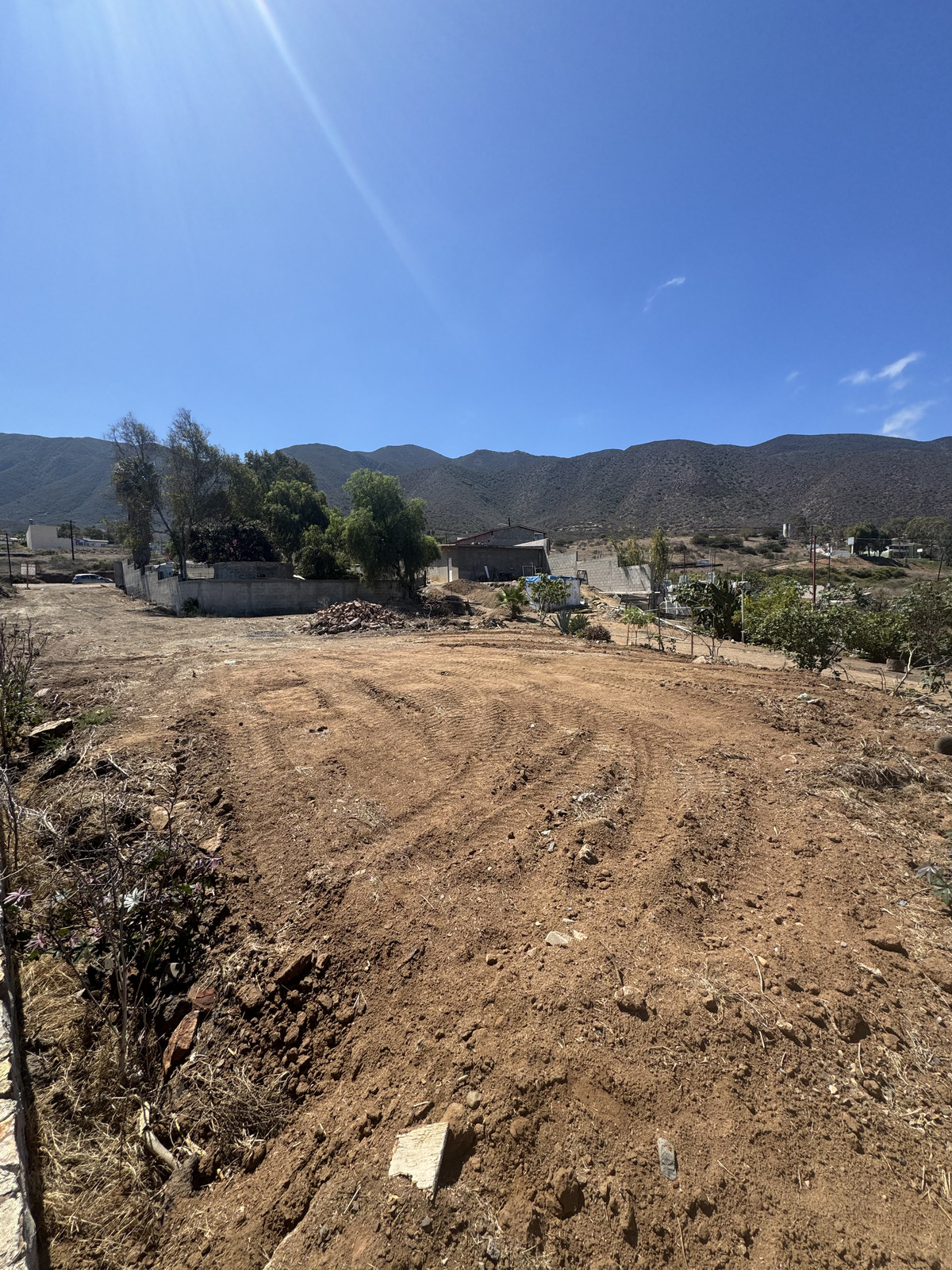 2 de 5: VISTA DESDE EL FONDO DEL TERRENO HACIA LA CARRETERA