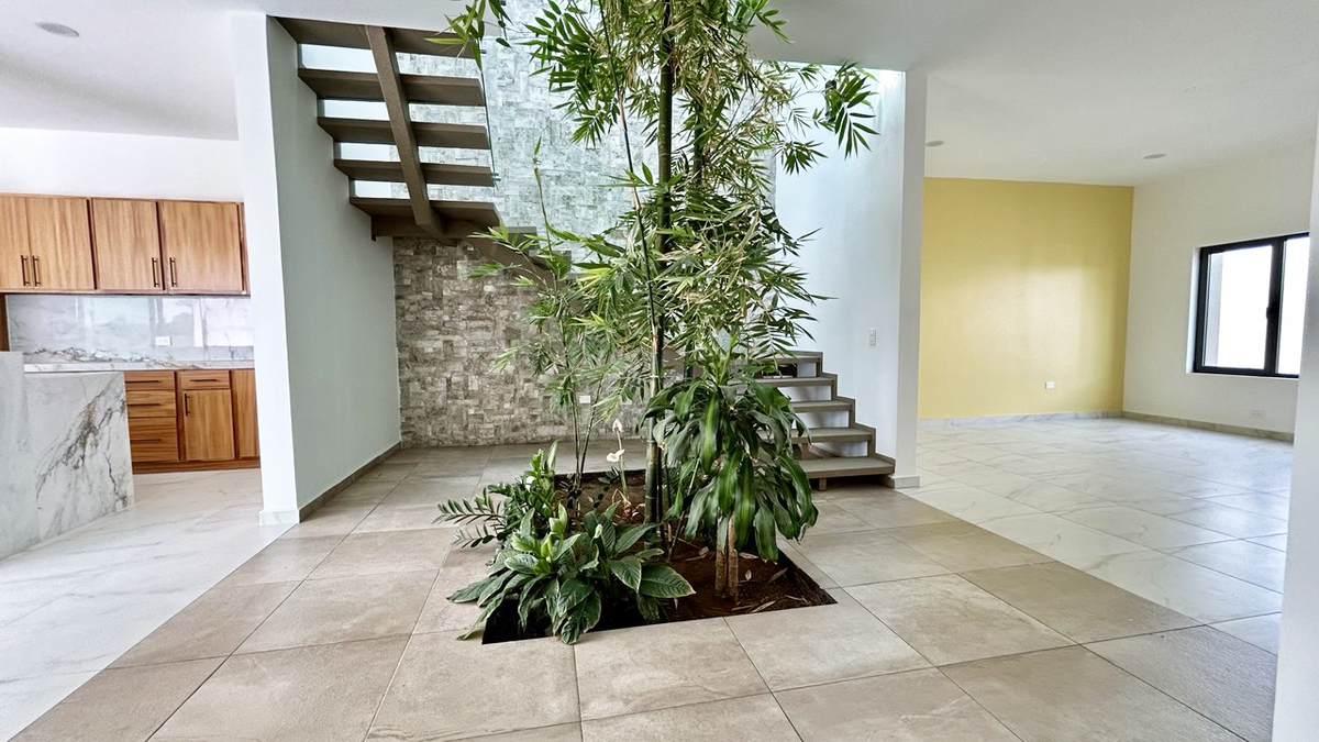 4 of 38: Distribuidor planta baja con jardín interno