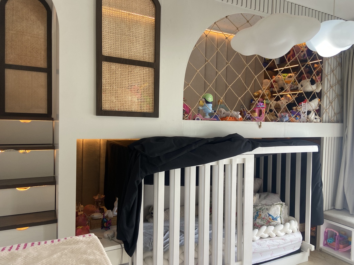 10 of 38: 3a recámara con mueble empotrado y cuna