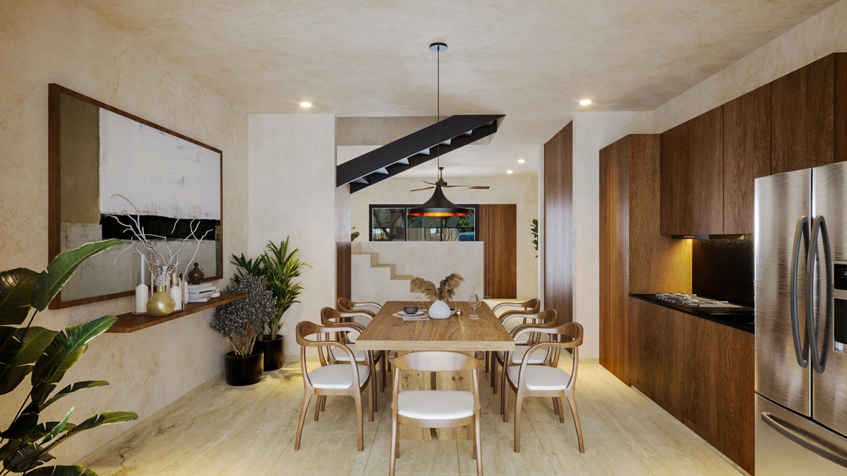 1 of 8: Comedor y Cocina