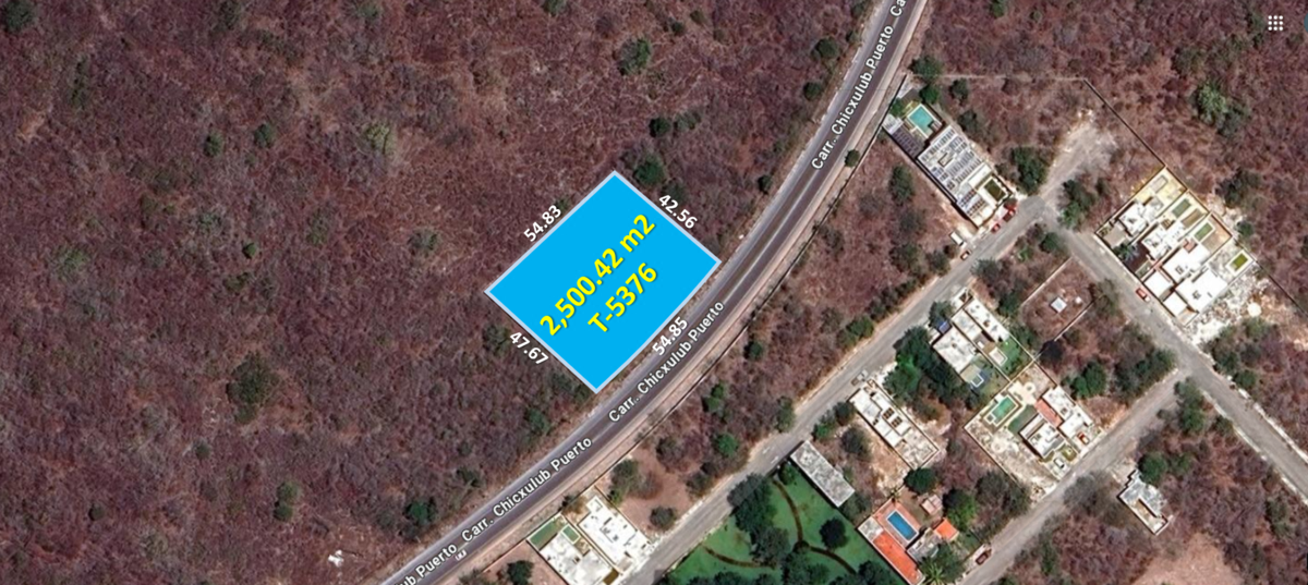 Terreno de 2,500.42 m2 Enfrente de Praderas del Mayab Conkal Yucatán