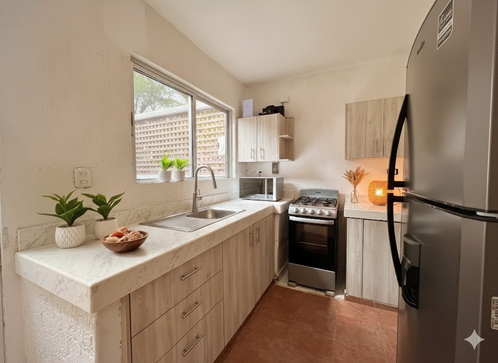 8 de 18: Cocina con gavetas
