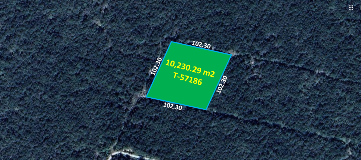 Terreno en Esquina de 10,230.29 m2 entre Sierra Papacal-Ciudad Maderas Mérida