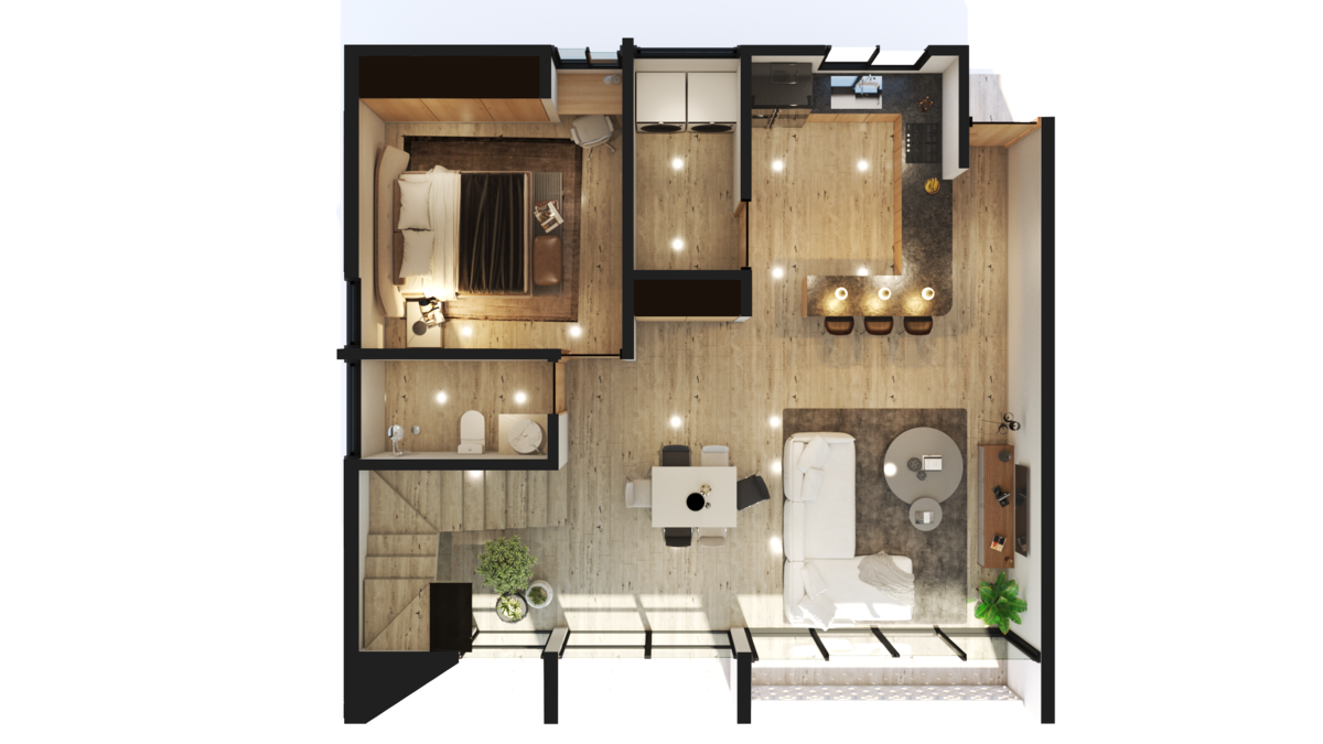 13 de 15: Penthouse planta baja