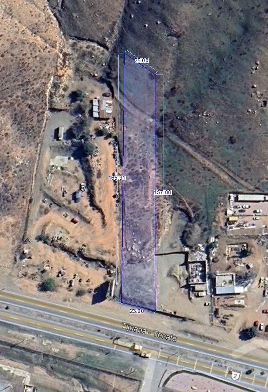TERRENO COMERCIAL EN VENTA CARRETERA LIBRE TECATE-TIJUANA