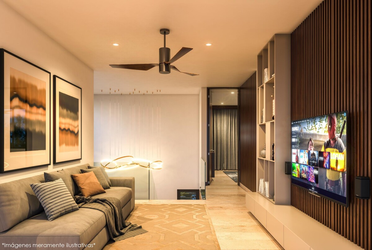 4 de 12: Sala de TV