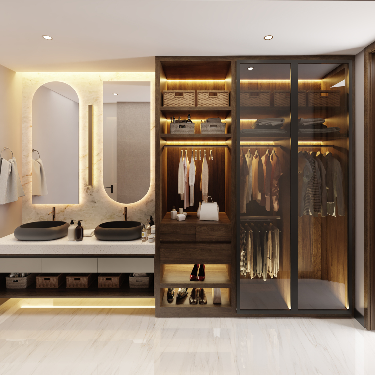 4 de 15: Closet Vestidor Habitación