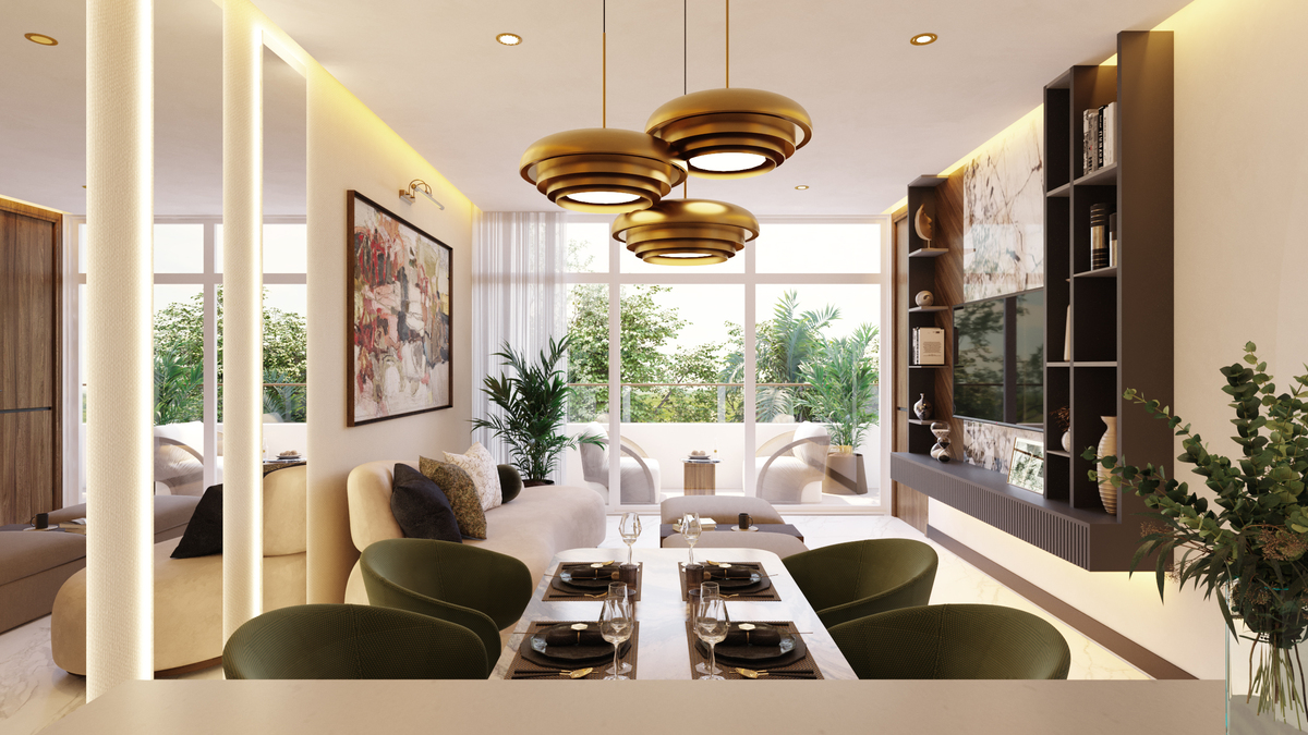 1 de 15: Sala, Comedor y Terraza