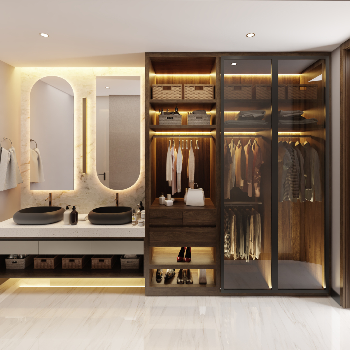 4 de 15: Baño y Closet Habitación