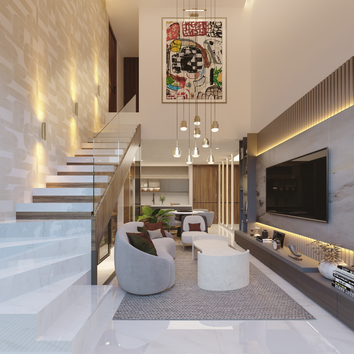 1 de 18: Sala, Comedor y Cocina