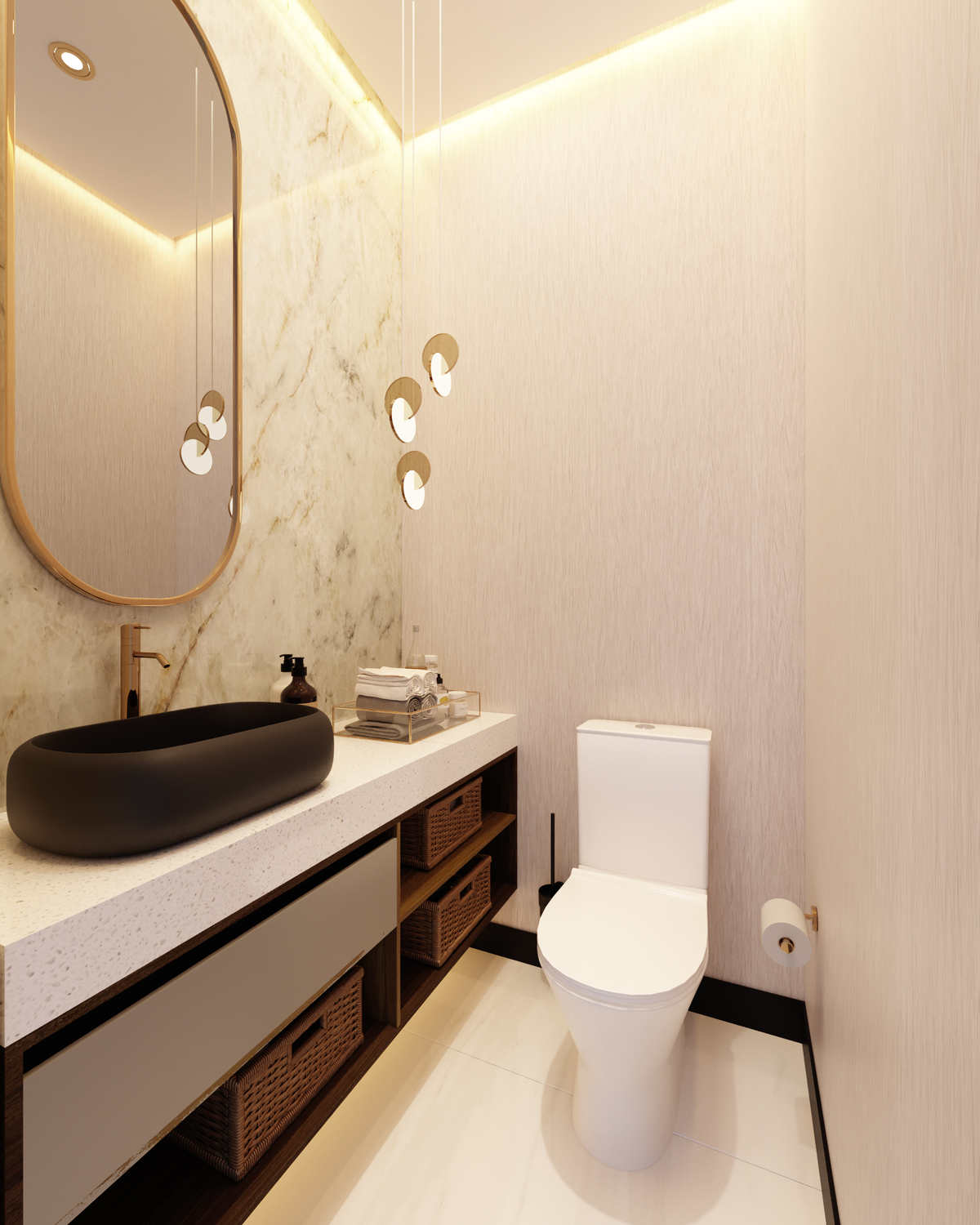 2 de 16: Medio Baño
