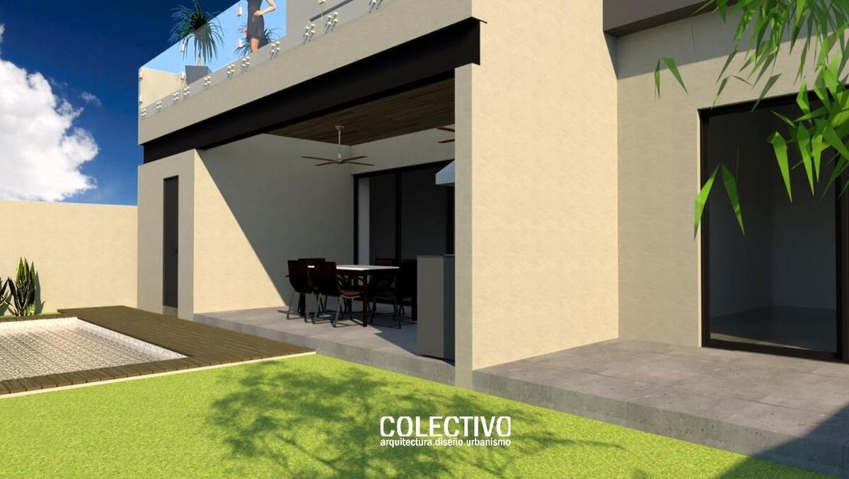 5 de 6: patio trasero con alberca