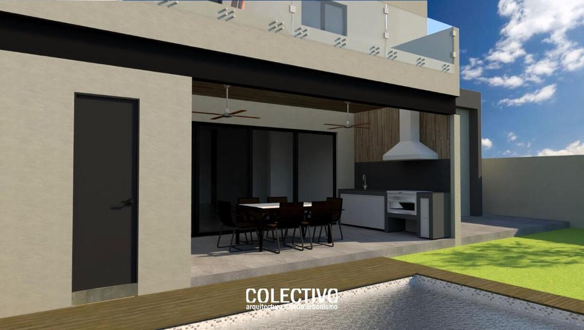 4 de 6: Area de asador con terraza
