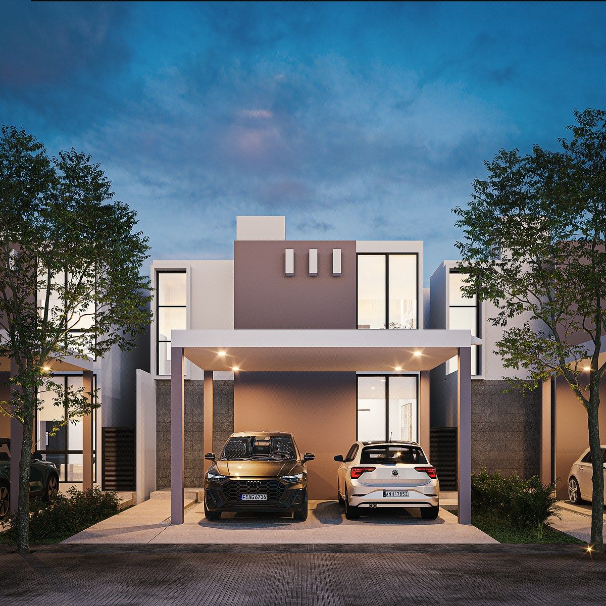 Casa en Venta en Privada en Conkal con Alberca Mod Quetzal 3 Recamaras