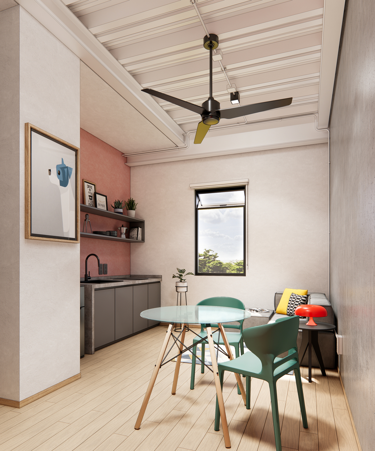 1 de 13: Sala, Comedor y Cocina