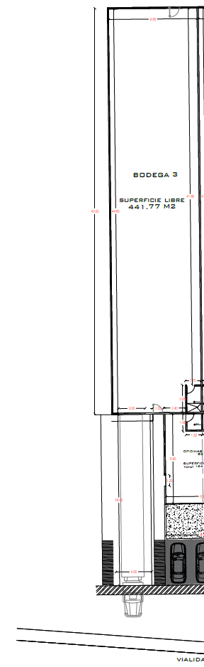 3 de 13: PLANO BODEGA EN RENTA