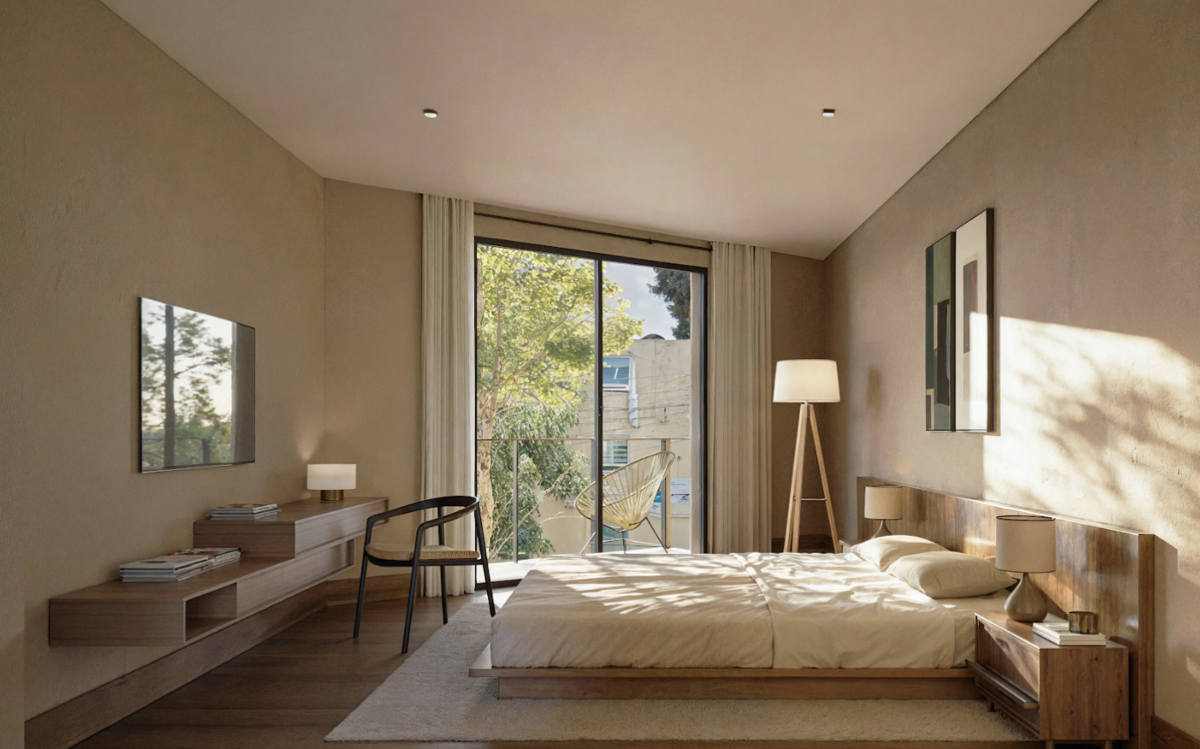 3 de 6: Render recámara principal