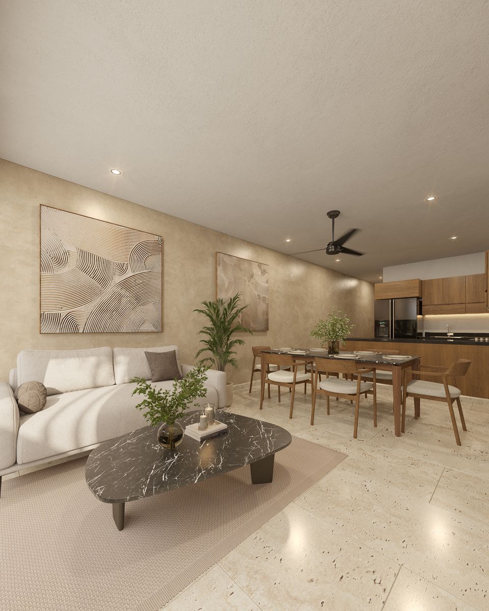 Departamento en Venta en Planta Baja en Eme 21. Montes de Amé, Mérida