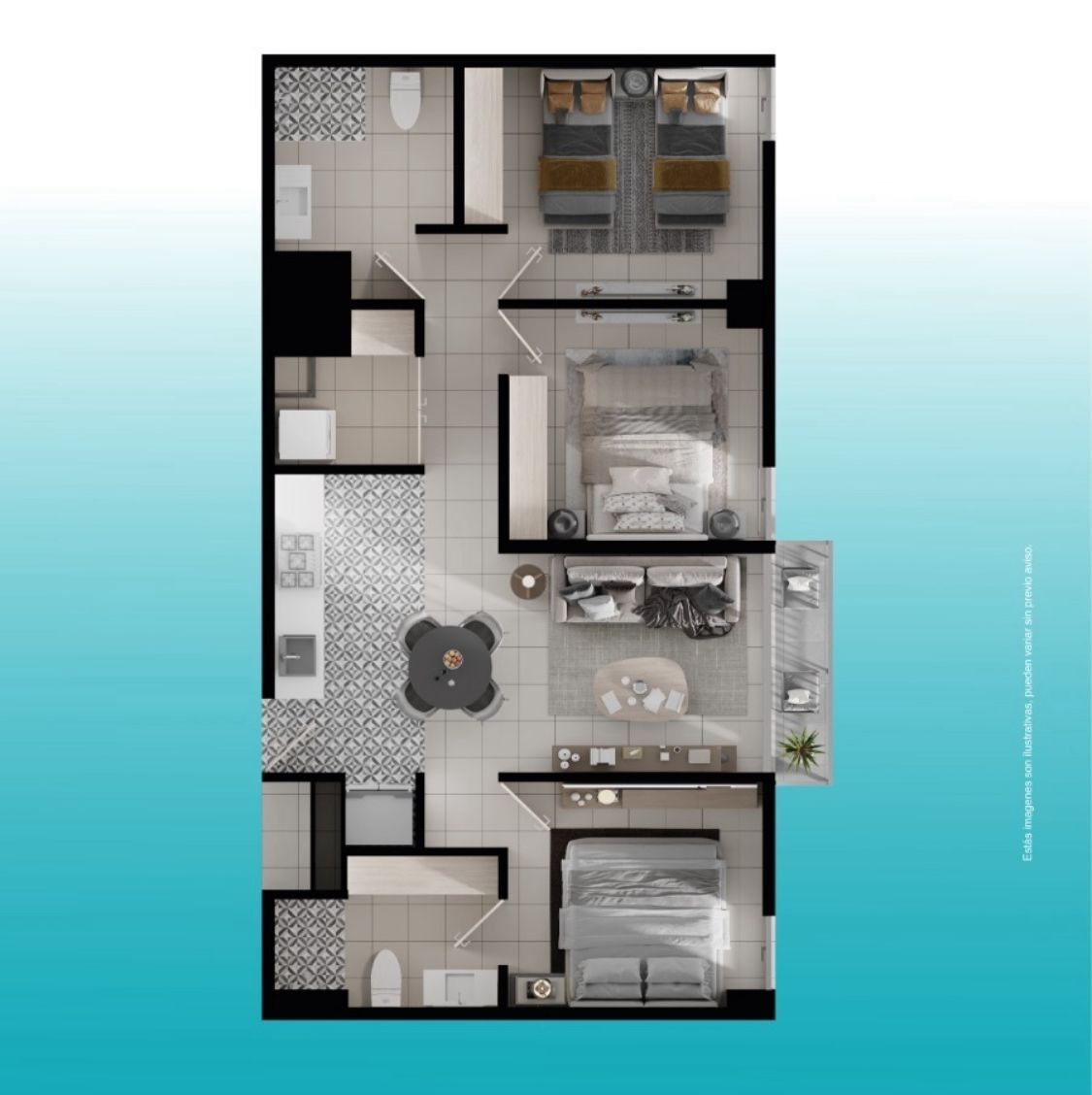 13 de 17: MODELO 3 RECAMARAS