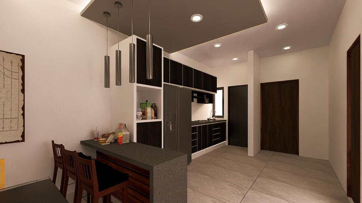 4 of 8: BARRA Y COCINA