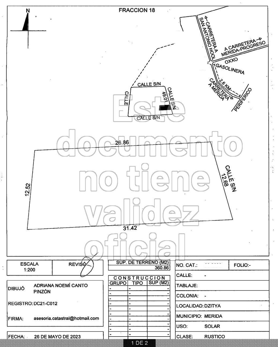 5 de 8: Lote Irregular