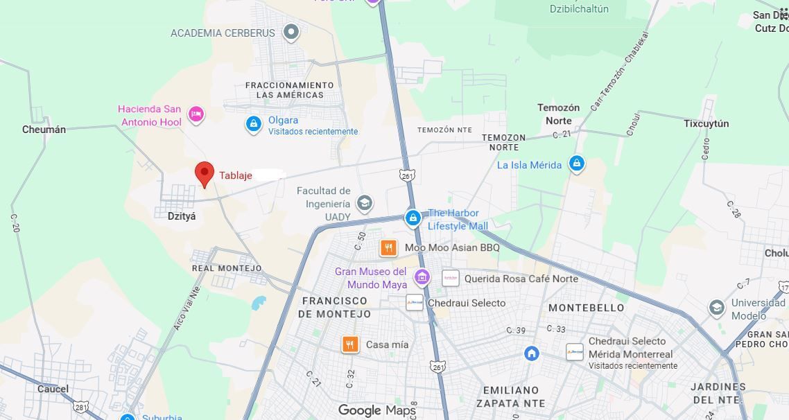 13 de 13: Ubicación aproximada