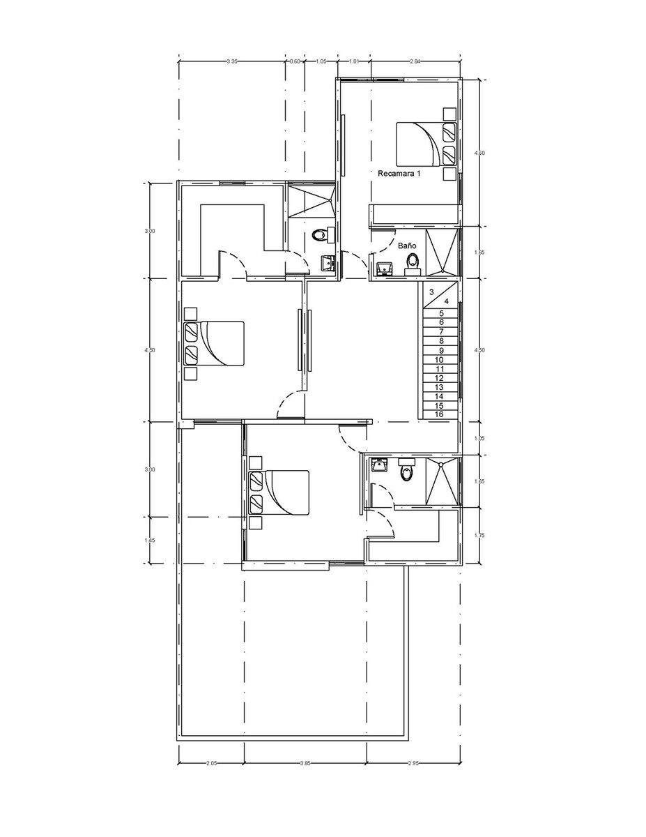 3 de 16: Planta alta