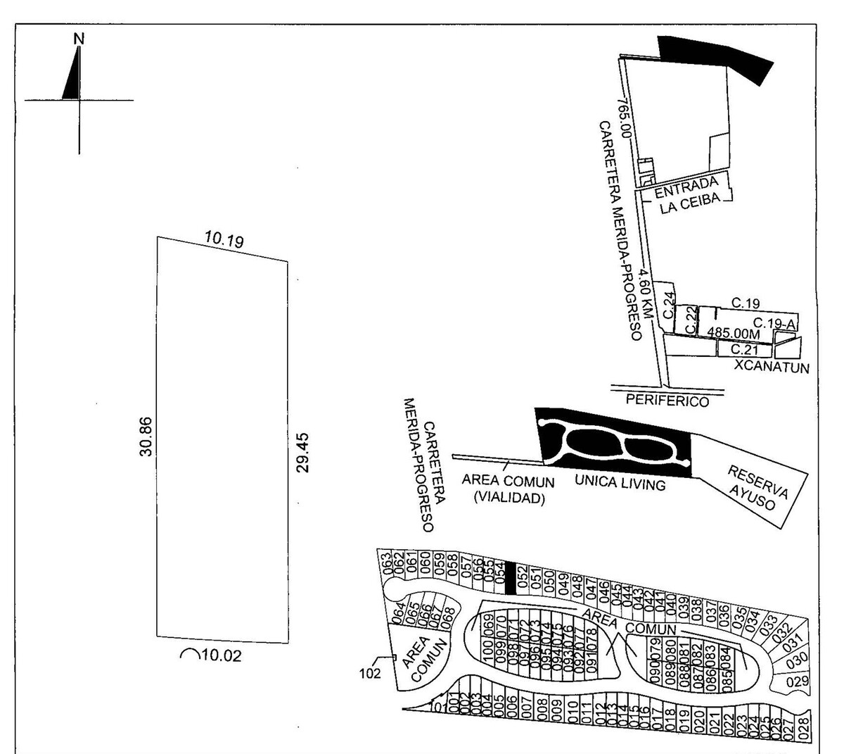 4 de 16: Plano catastral