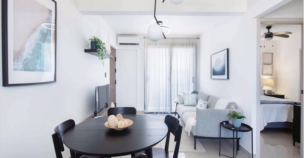 3 de 9: sala de estar con comedor