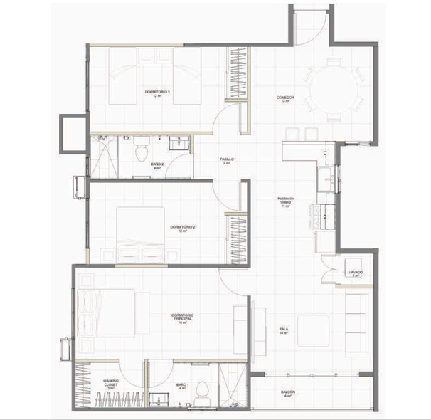 9 de 9: Apto. tipo C