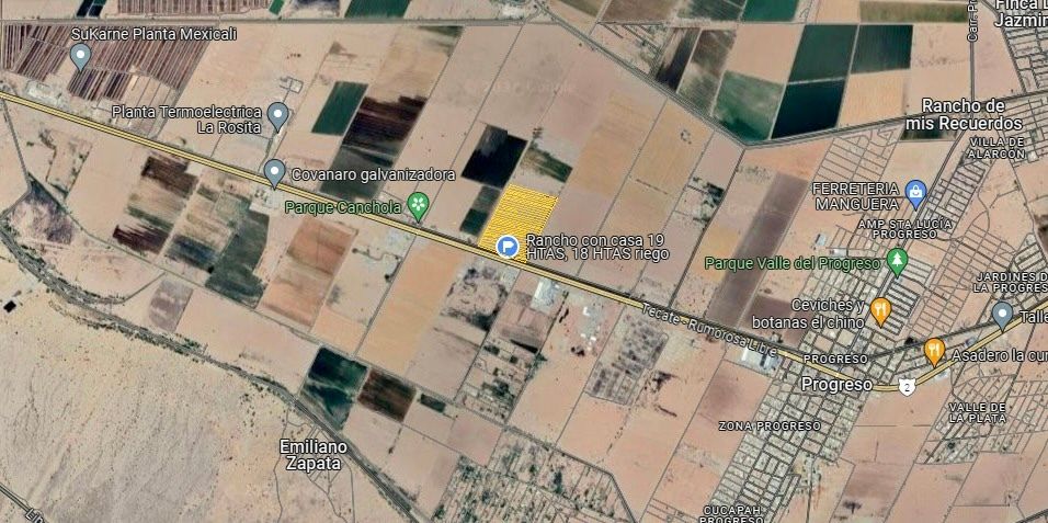 Terreno corredor industrial 19.54 hectáreas en venta