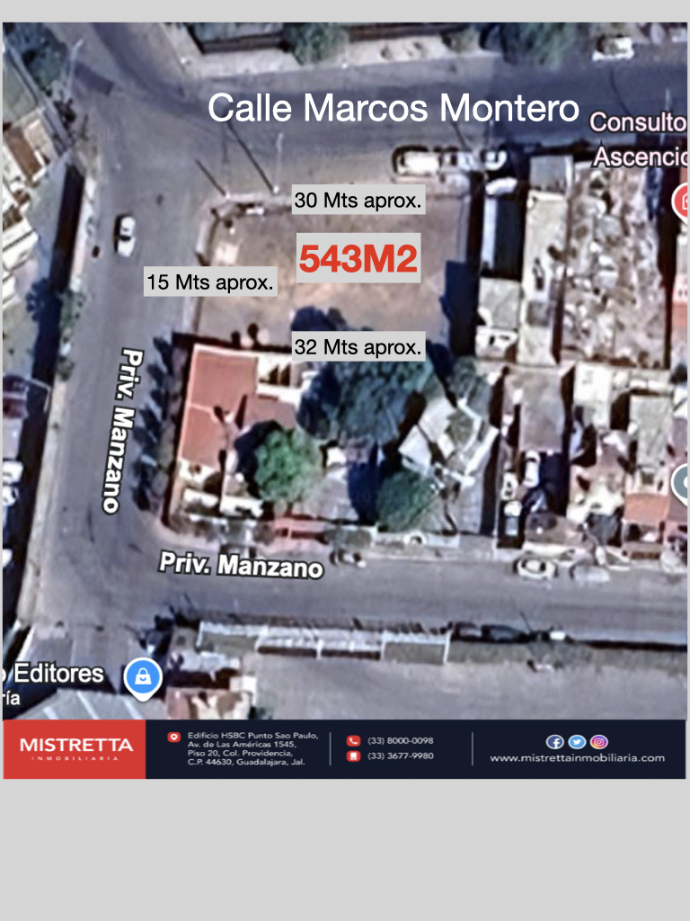 2 de 7: Terreno en esquina medidas aproximadas