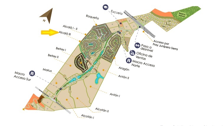 4 of 15: Mapa La Espiga Residiencial