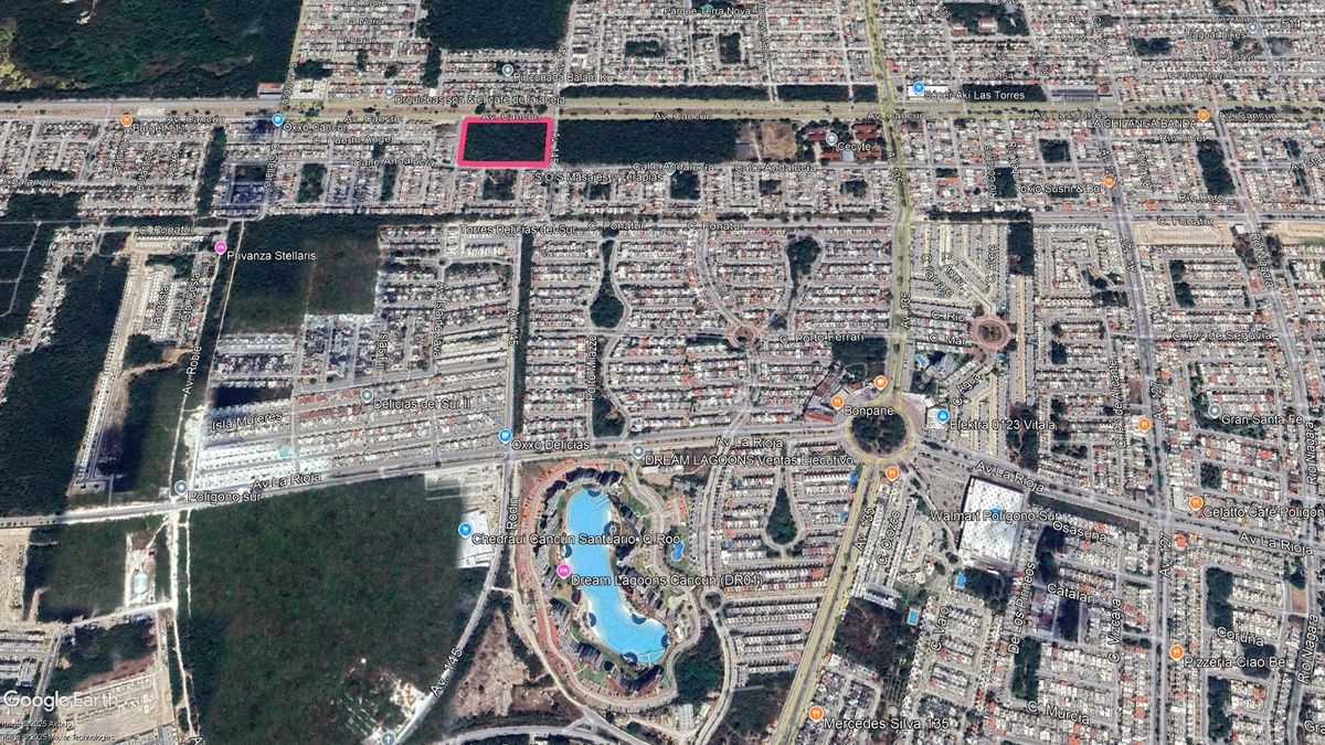 Terreno Comercial en Cancún sobre avenida - foto 2