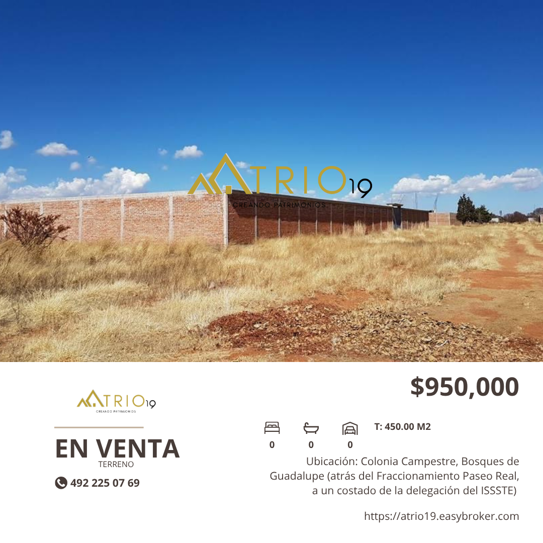 1 of 1: Fachada terreno