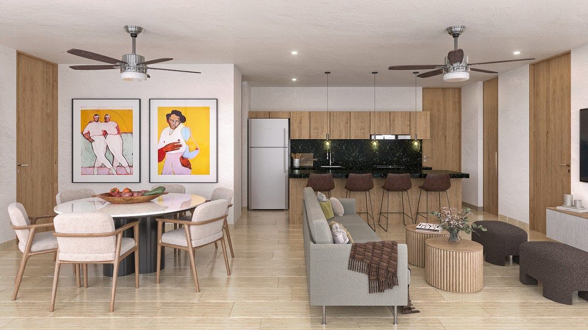 Departamento en Venta con 2 Recámaras en la Colonia Maya, Mérida