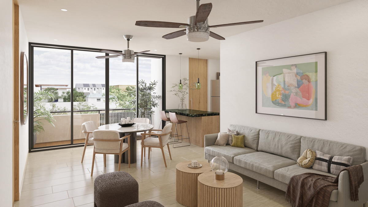 1 de 11: Sala, Comedor y Cocina