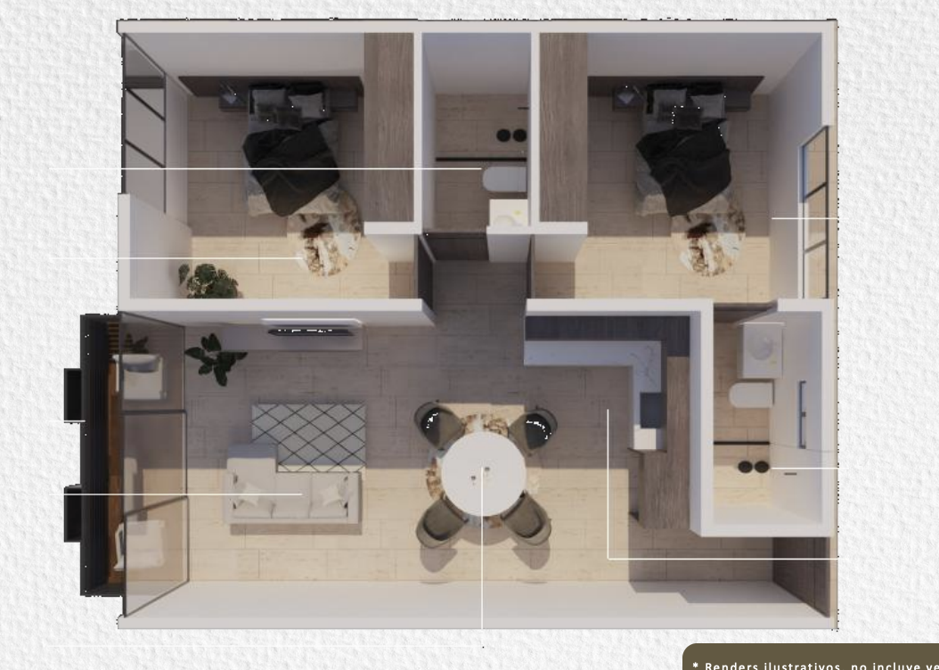 5 de 16: DEPARTAMENTO EN VENTA EN EL NORTE DE MERIDA