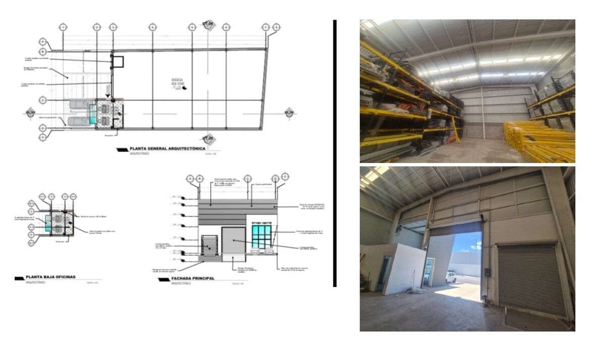 5 de 5: Nave Industrial de - 595 m2 - 75 KVA- El Marqués, Querétaro