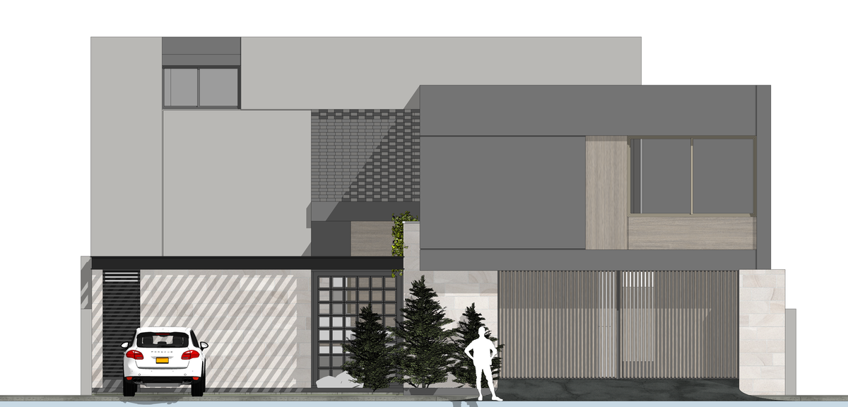 2 de 12: Fachada Proyecto Arquitectonico