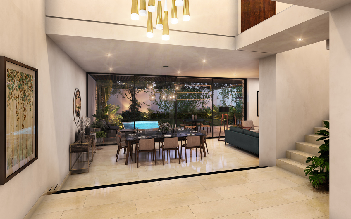 2 de 8: Sala y Comedor