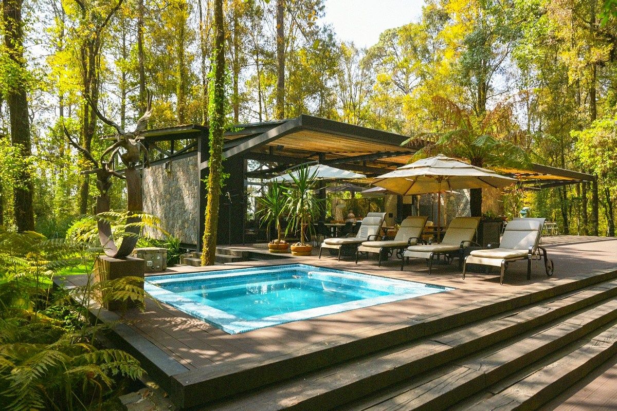 RANCHO SAN SIMÓN, San Simón El Alto, Avándaro. Casa con 4 cabañas. Mucho jardín. - foto 1