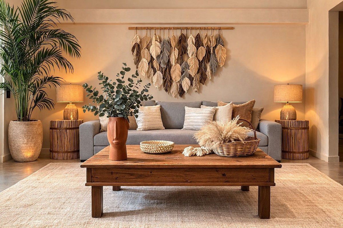 3 of 19: sala con muebles reales